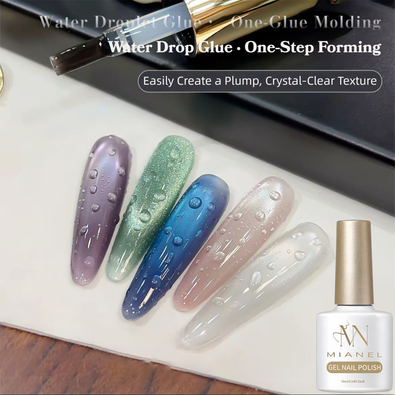 Cucumber Cooling Gel - MIANEL Water Drop Top Coat 2026