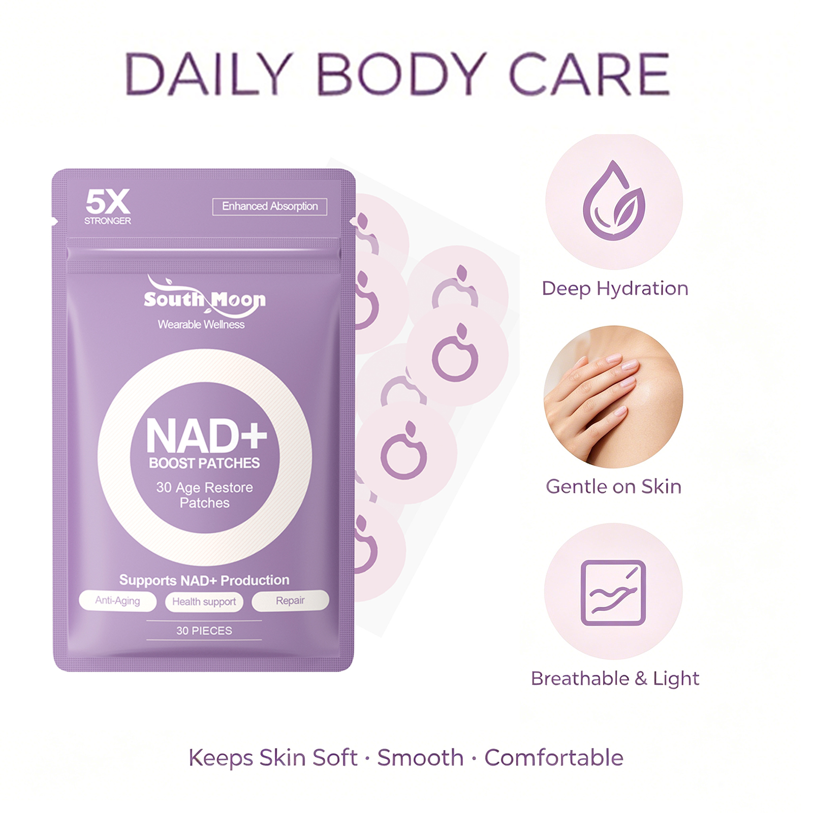 Skincare Gentle - 60/120pcs Body Care Patch Moisturizing Skin