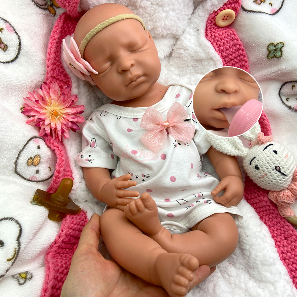 45cm Full Silicone Weighted Re - Skincare Newborn บทวิจารณ์และราคา