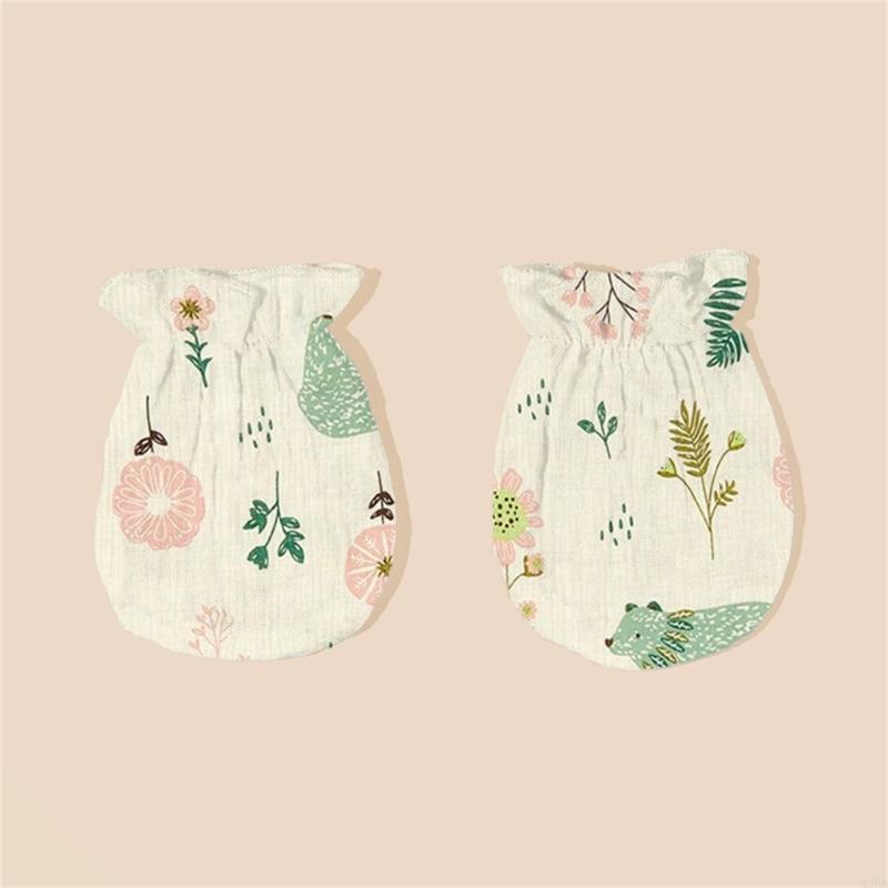 1 Pair Newborns Cotton Mittens - Skincare Newborn บทวิจารณ์และราคา