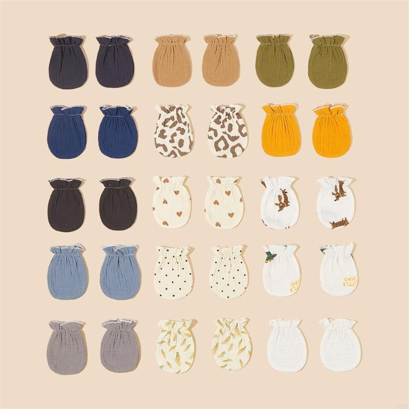 1 Pair Newborns Cotton Mittens - Skincare Newborn บทวิจารณ์และราคา