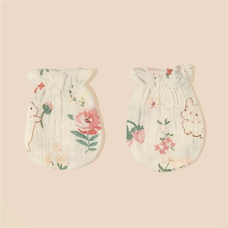 1 Pair Newborns Cotton Mittens - Skincare Newborn บทวิจารณ์และราคา
