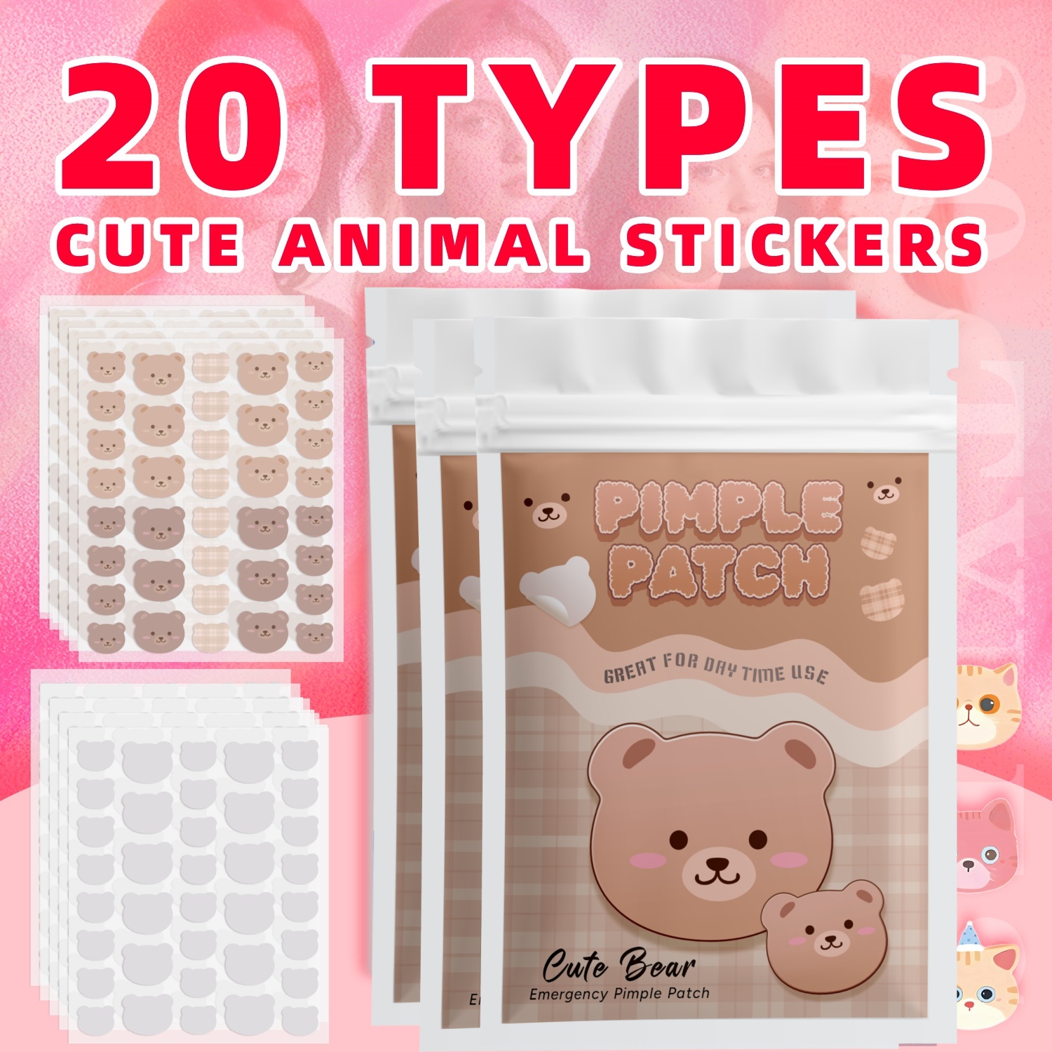 360PCS 3 types of adorable lit - Skincare Gentle บทวิจารณ์และราคา