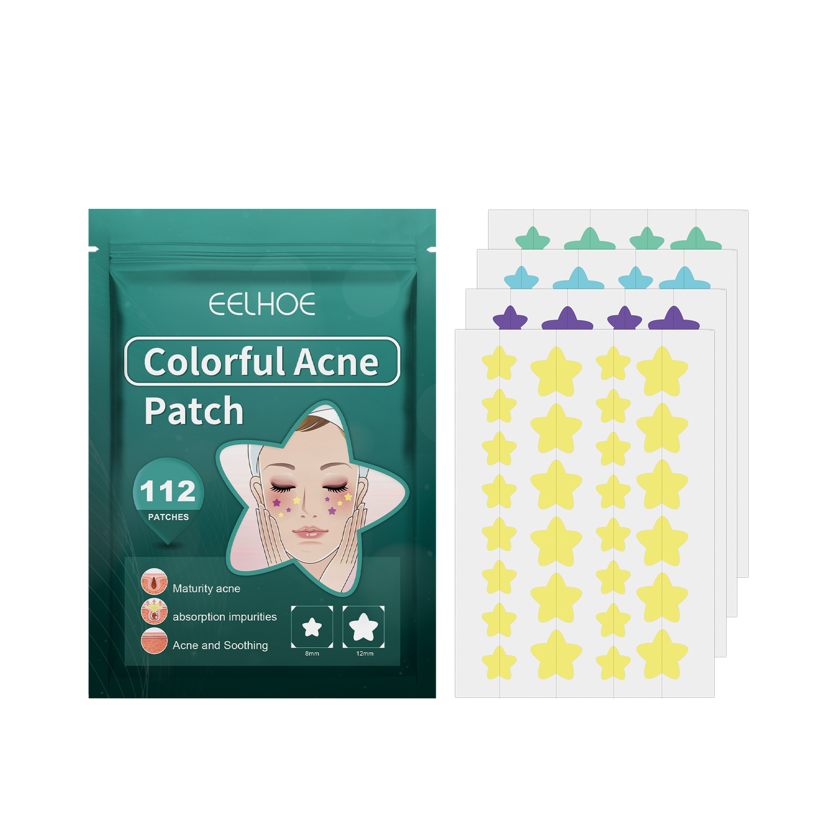Star-Shaped Acne Pimple Patch  - Skincare Gentle บทวิจารณ์และราคา