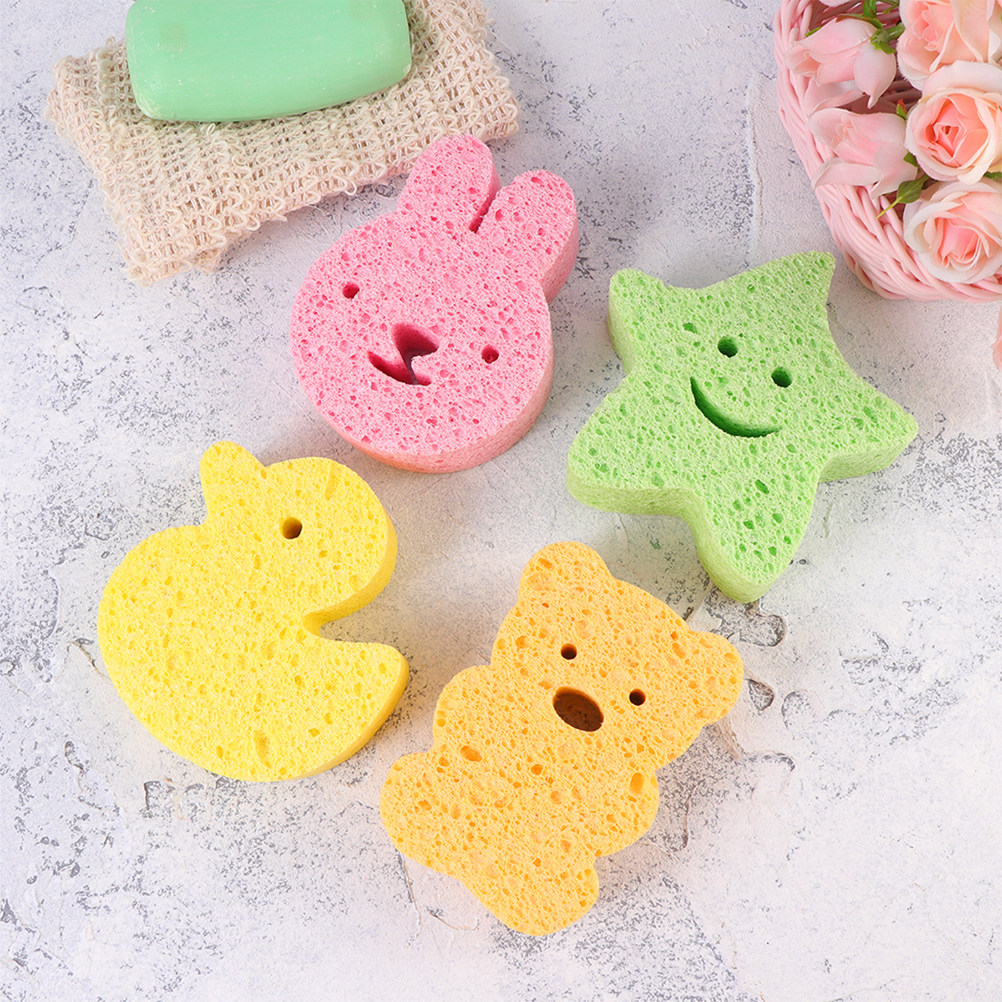 3Pcs Bath Sponge Set Gentle Ex - Skincare Newborn บทวิจารณ์และราคา