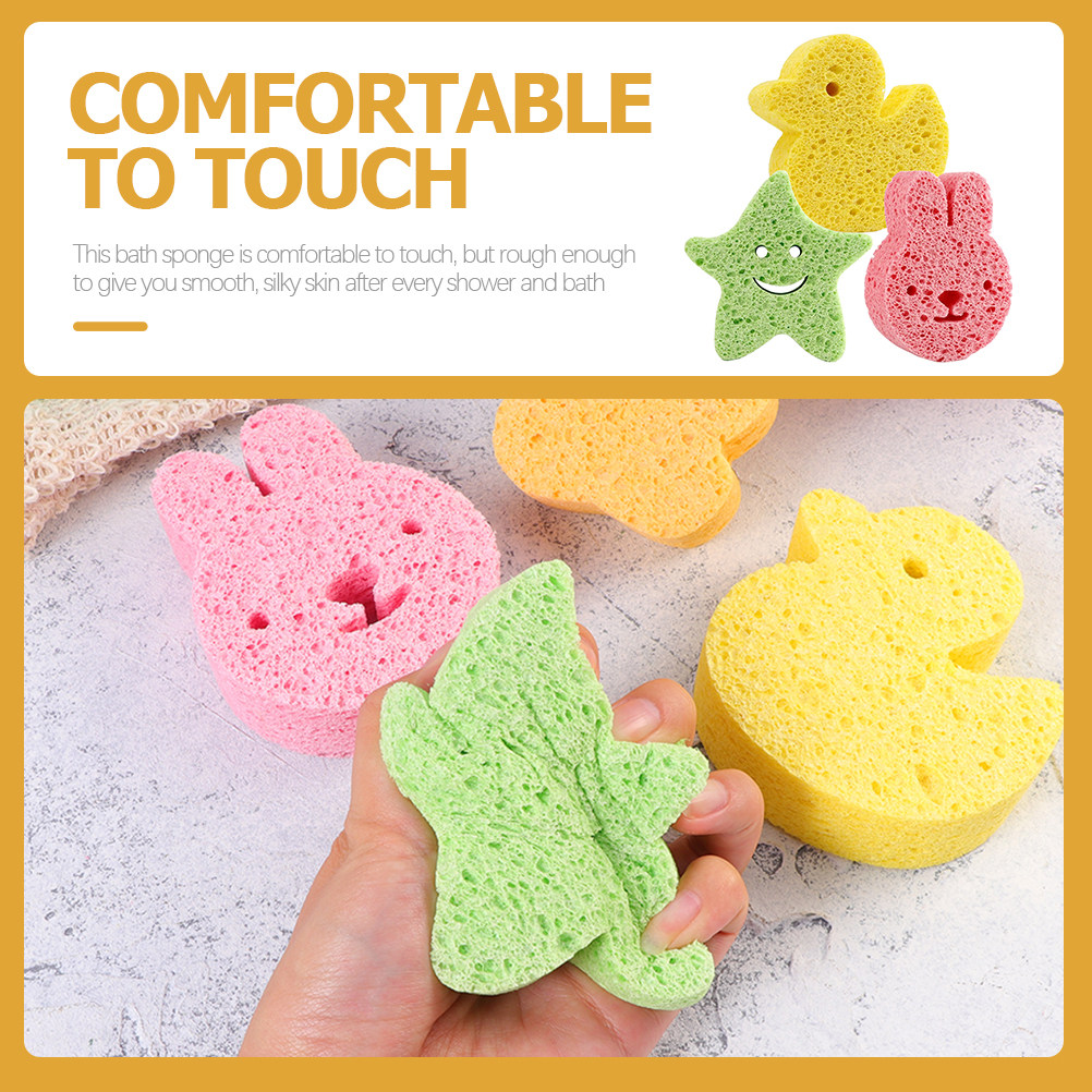 3Pcs Bath Sponge Set Gentle Ex - Skincare Newborn บทวิจารณ์และราคา