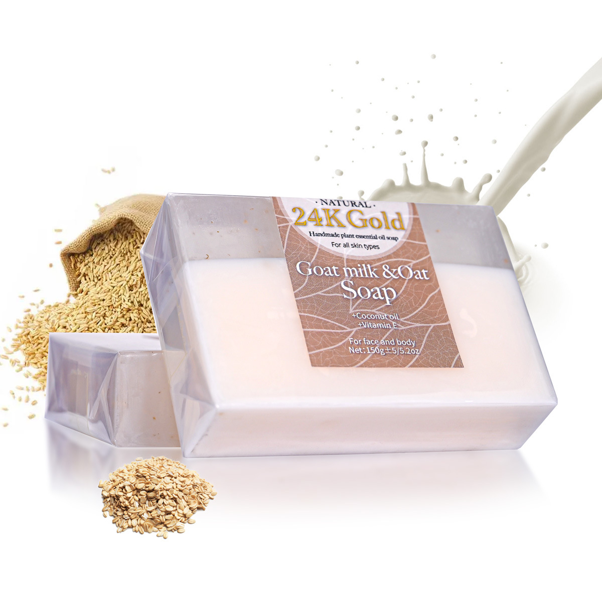 24K Gold Foil Oat Goat Milk Ha - Skincare Oat บทวิจารณ์และราคา