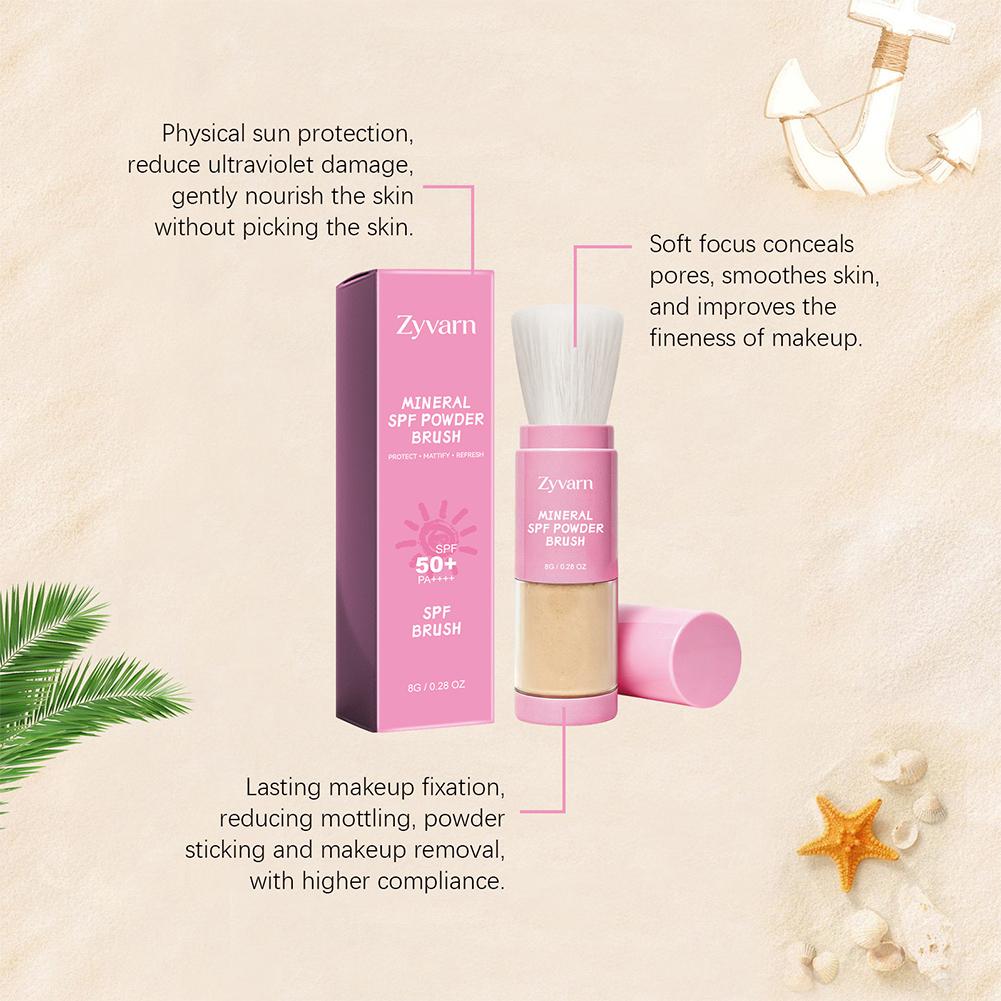 SPF50+ Mineral Sunscreen Powde - Physical Sunscreen Mineral บทวิจารณ์และราคา