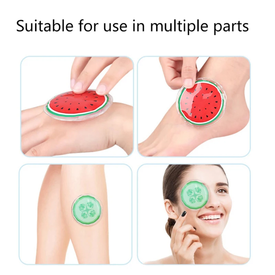 Fruit-Themed Reusable Gel Eye  - Cucumber Cooling Gel บทวิจารณ์และราคา