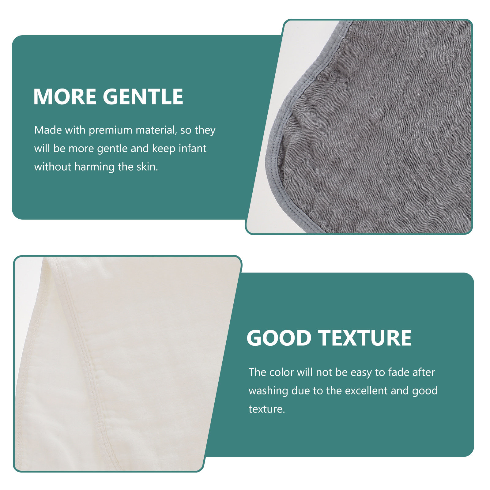 3Pcs Baby Burp Cloths Newborn  - Skincare Newborn บทวิจารณ์และราคา