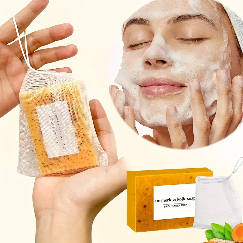 Turmeric & Kojic Acid Soap Bar - Skincare Gentle บทวิจารณ์และราคา