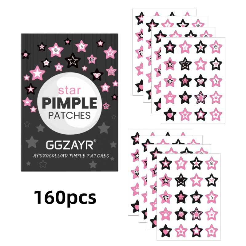 80/160pcs Star Acne Patch Set  - Skincare Gentle บทวิจารณ์และราคา