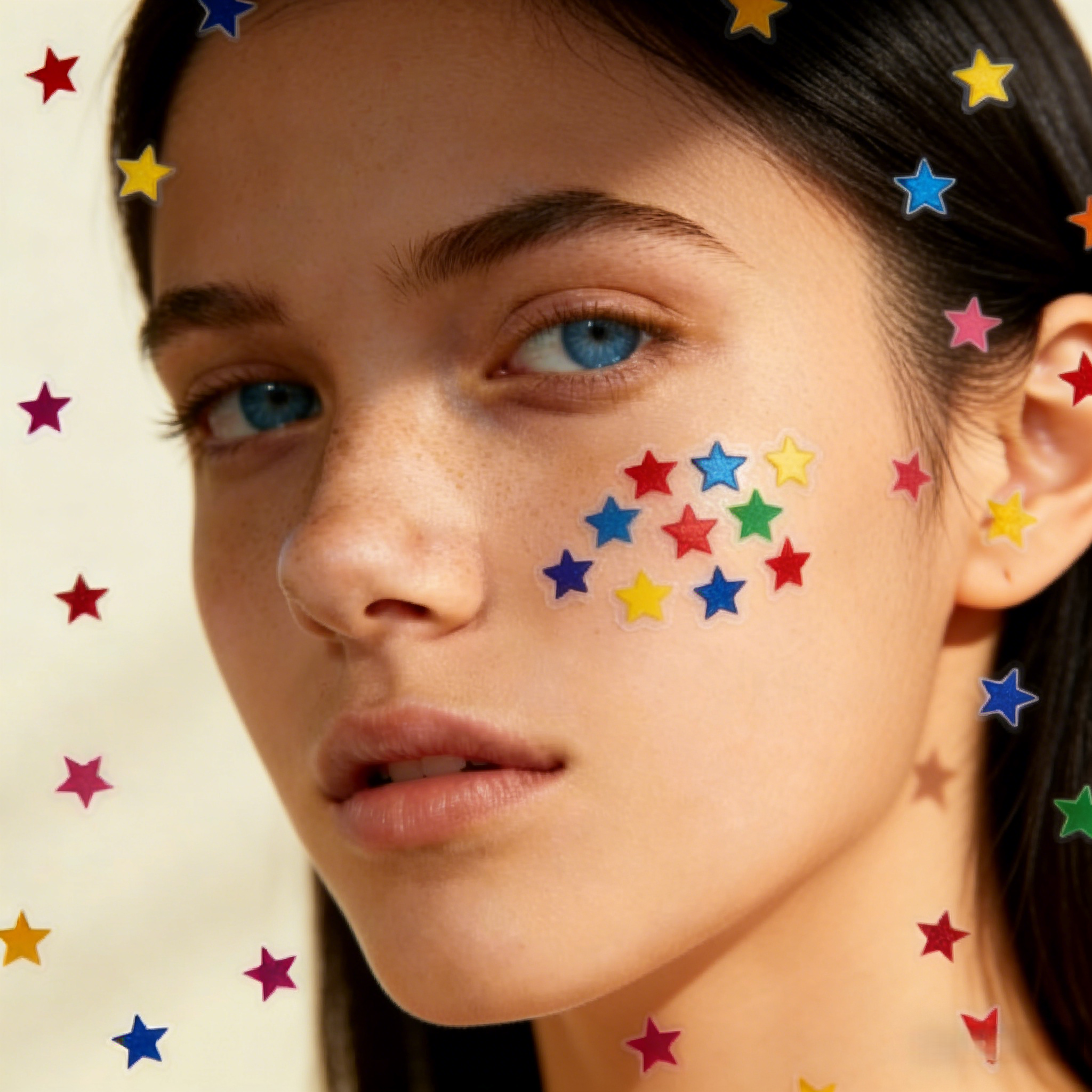280pieces of multi-color star  - Skincare Gentle บทวิจารณ์และราคา