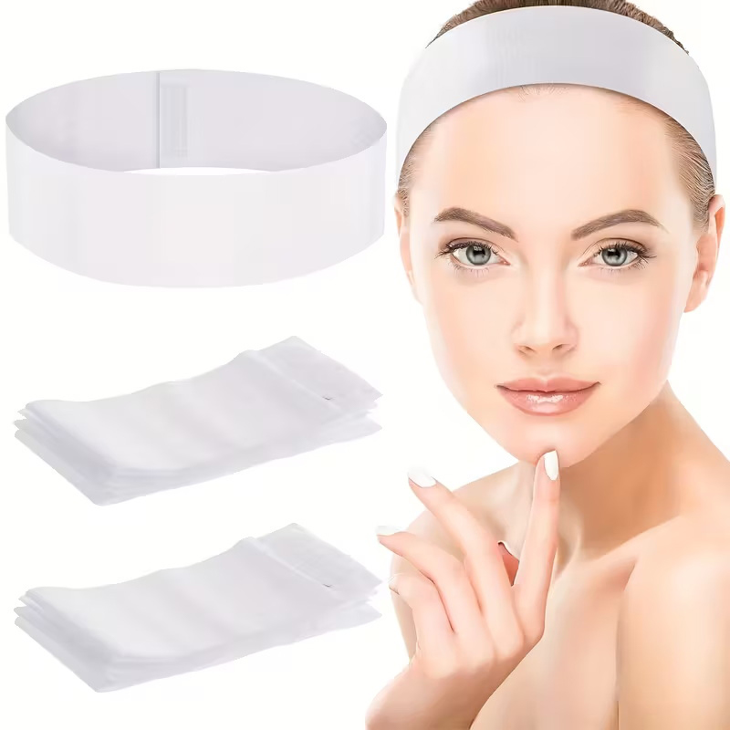 10/50/100pcs Disposable Headba - Skincare Pink บทวิจารณ์และราคา
