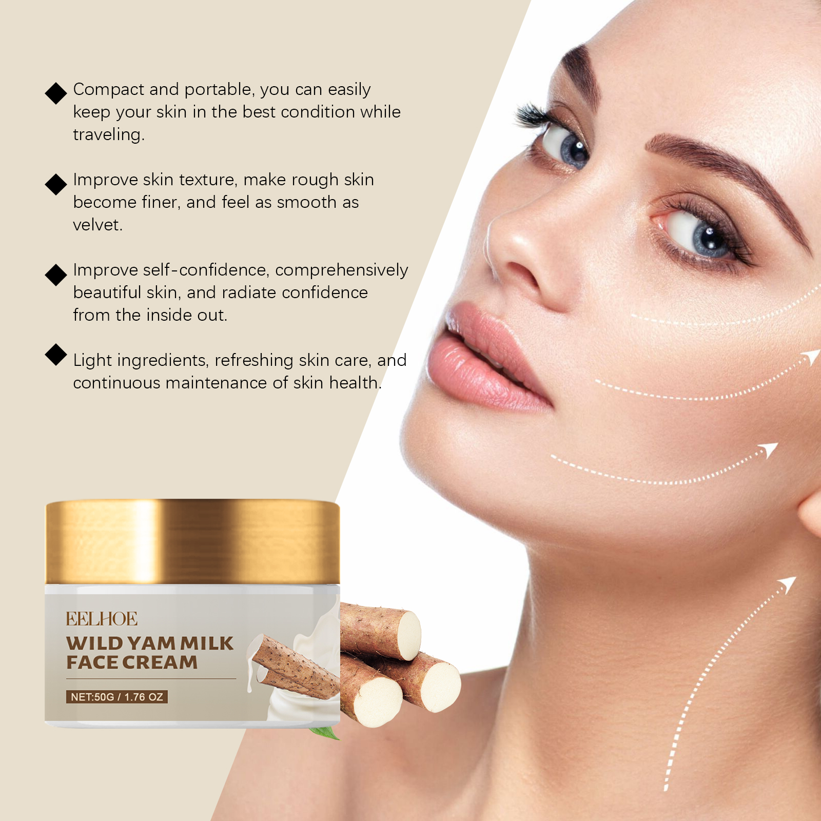 EELHOE Wild Yam Moisturizing f - Skincare Oat บทวิจารณ์และราคา
