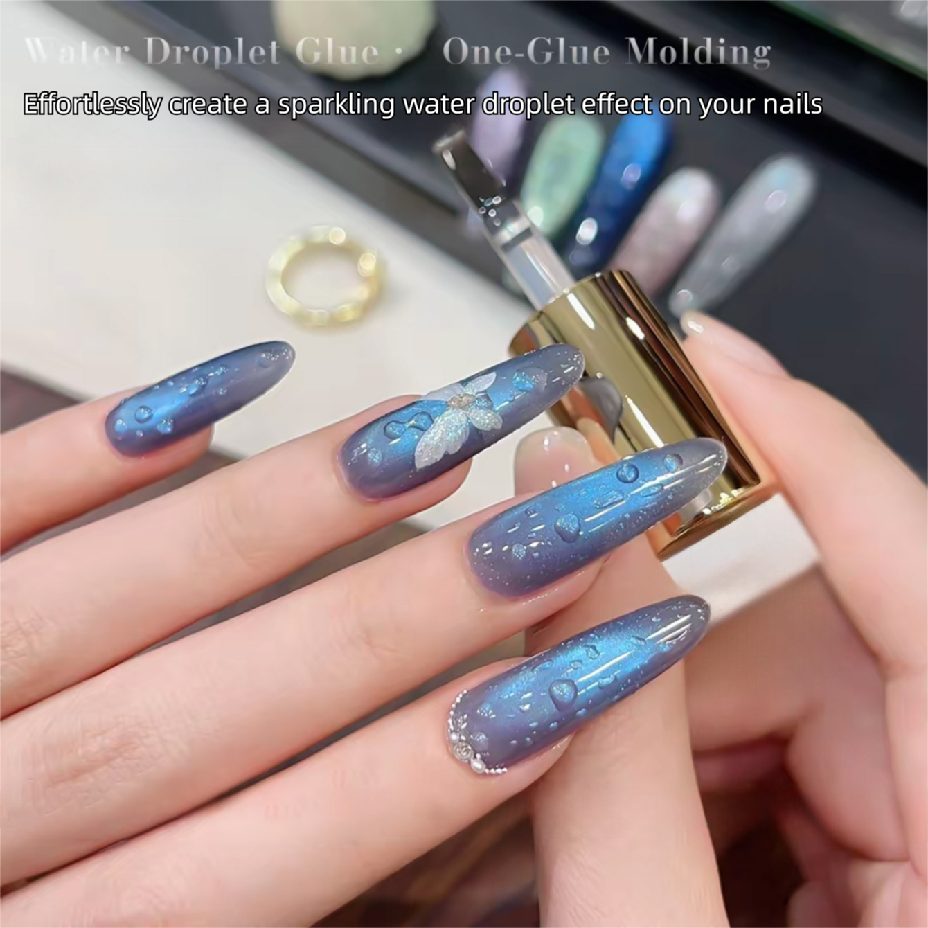 MIANEL Water Drop Top Coat 202 - Cucumber Cooling Gel บทวิจารณ์และราคา