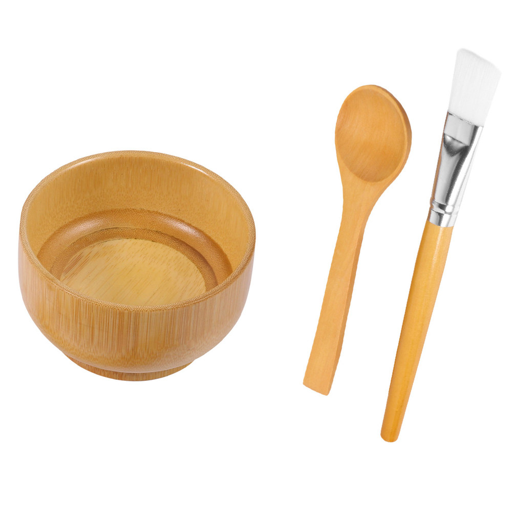 3Pcs Bamboo Facial Mask Mixing - Skincare Gentle บทวิจารณ์และราคา