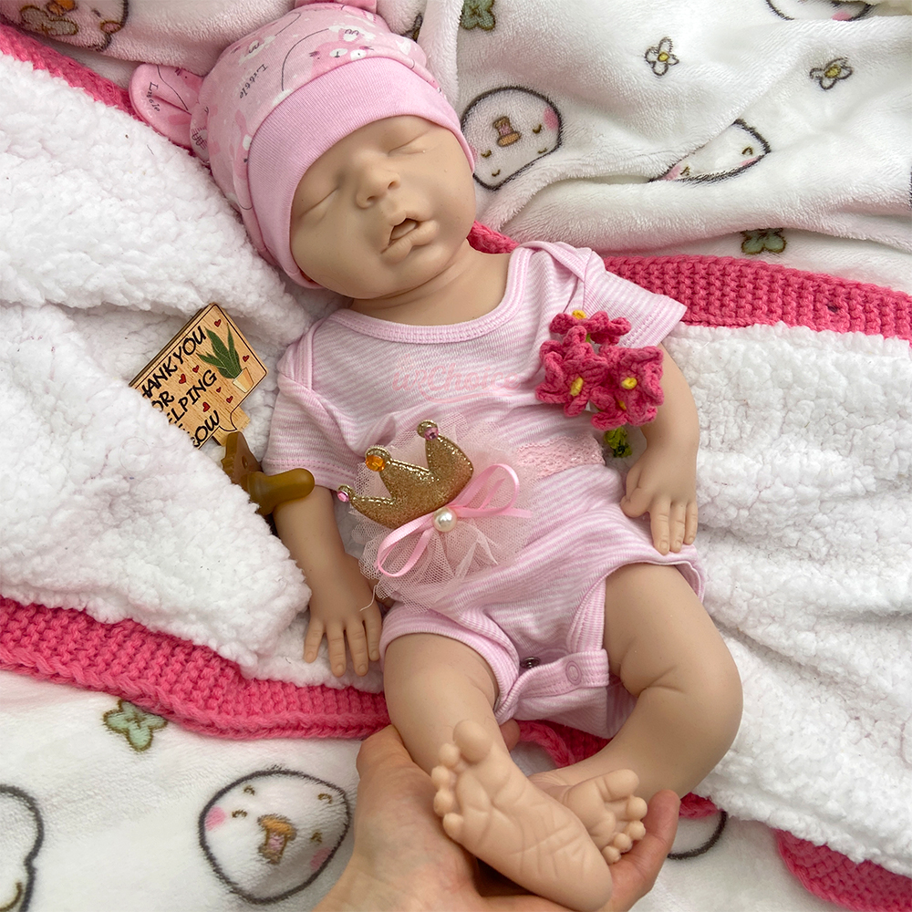 45cm Silicone Reborn Baby Girl - Skincare Newborn บทวิจารณ์และราคา