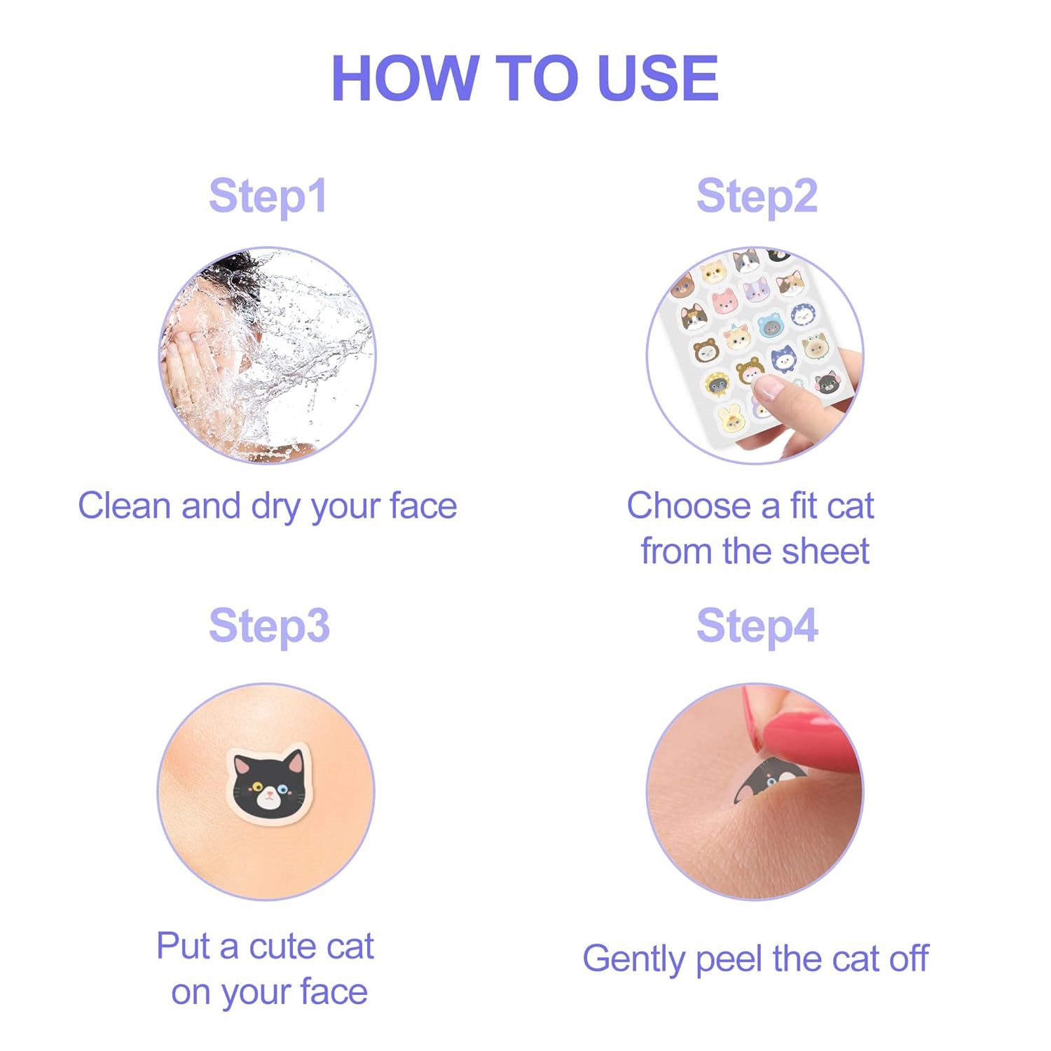 600pcs Cartoon acne patch, cut - Skincare Gentle บทวิจารณ์และราคา