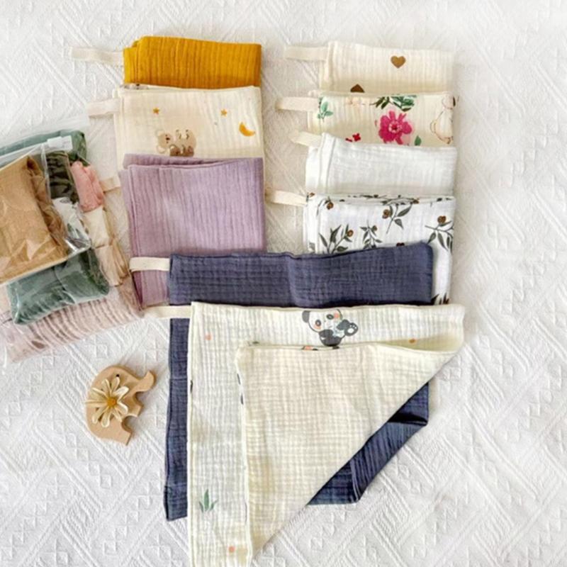 M89C 5 Pieces Soft Cotton Burp - Skincare Newborn บทวิจารณ์และราคา