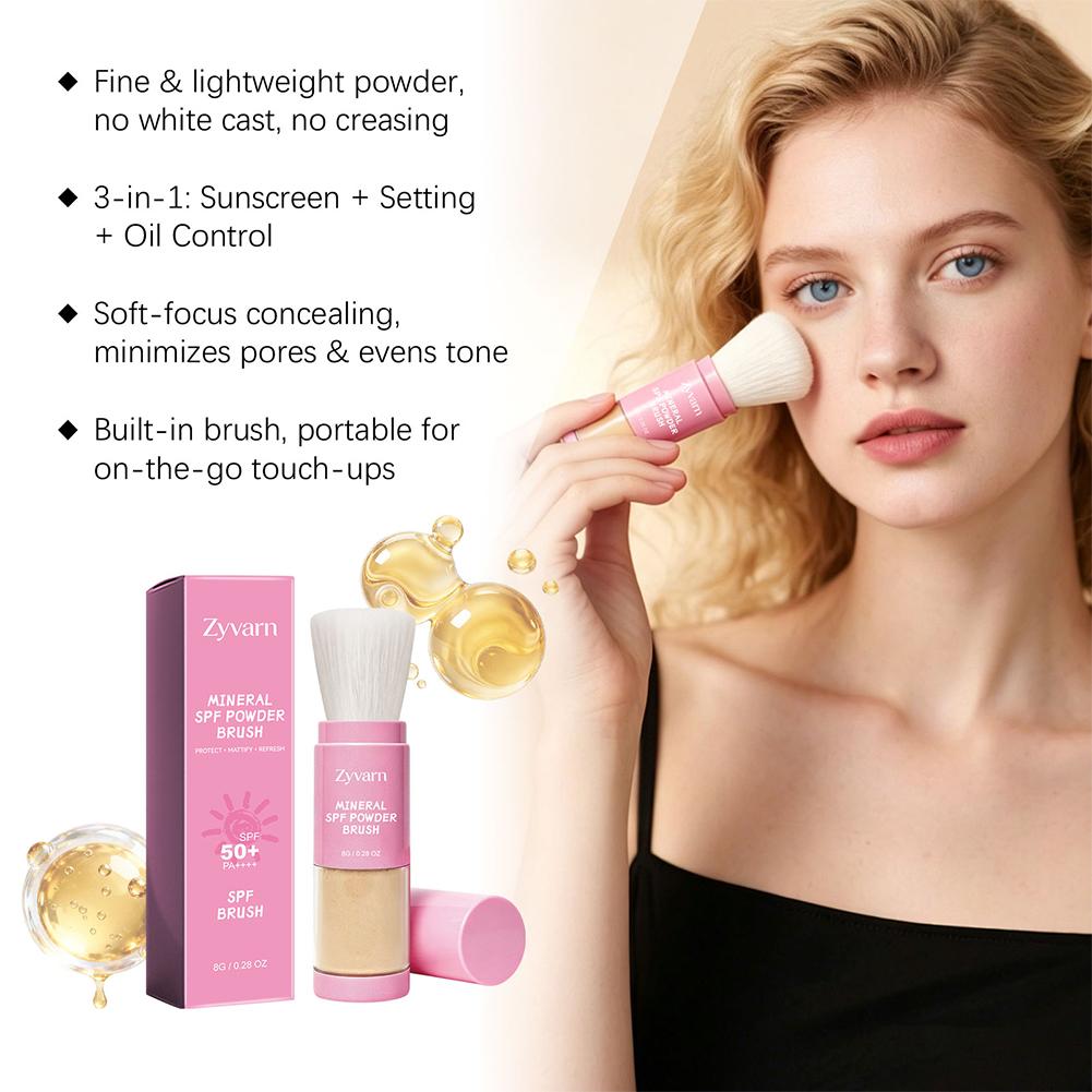 SPF50+ Mineral Sunscreen Powde - Physical Sunscreen Mineral บทวิจารณ์และราคา