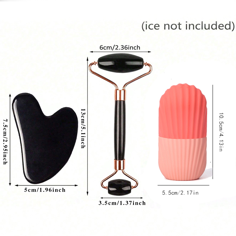 1/2/3pcs Ice Face Roller Facia - Skincare Pink บทวิจารณ์และราคา